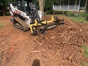 Power Raking with Bobcat T66