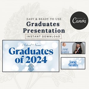 Video Presentation of Graduates Template - Etsy