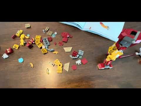 LEGO Marvel Iron Man Mech vs. Ultron Superhero Building Toy