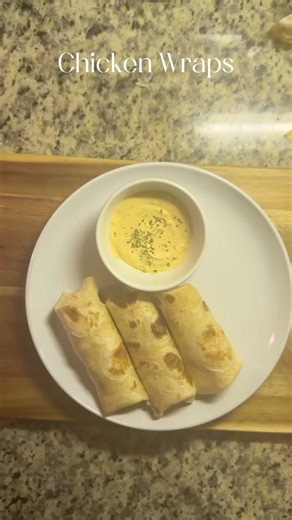 Chicken Wraps (recipe in the description)