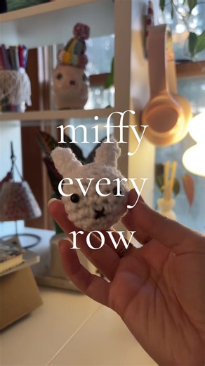 Miffy Crochet Keychain Tutorial