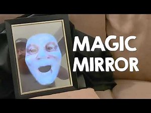 DIY Halloween Magic Mirror Video Projection Prototype