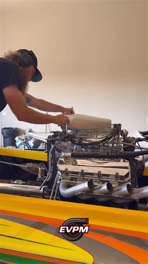 1.4K views · 697 reactions | TOUCH. OF. EVIL.  Supercharged Sunday features Chris Schock’s beautiful EVPM powered Blown Alcohol Biesemeyer 落 #motorsports #racing #dragracing #engine #enginebuilder #performance #boost #turbo #supercharged #bigblock #smallblock #tuning #speed #horsepower #trackdays #machineshop #engineporn #motorporn #acceleration #dyno #exhaust #loud #race #nitrous #evpm #foryou #reel #reels | East Valley Performance Machine | Facebook