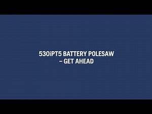 Get started and operate Husqvarna battery pole saw for full-time professional use.