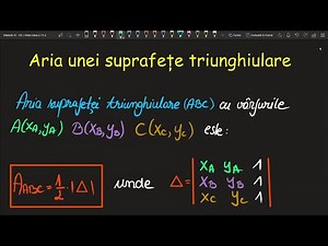 Area of ​​the triangle 11th grade Exercises Formula Theory (Learn Mathematics Easy-Online Meditat...