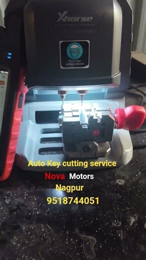 auto key cutting vw polo at Nova Motors Nagpur #automobile #nagpur #novamotors