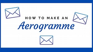 Learn to make an aerogramme in this DIY video! An aerogramme is a letter that's folded and sealed to make its own envelope. Instructions and templates are from the book "Paper & Tape: Craft & Create" by Marisa Edghill, available on Hoopla. | Bridgeville Public Library