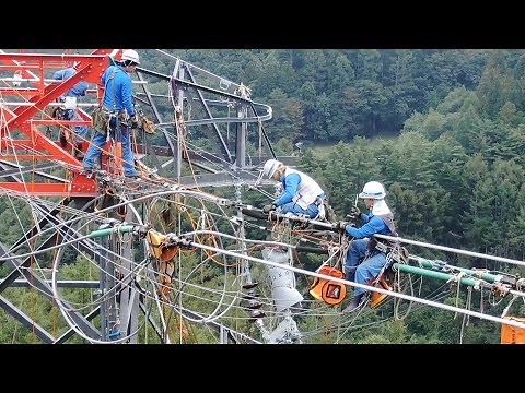 送電線工事(職業情報提供サイト(日本版O-NET)職業紹介動画)
