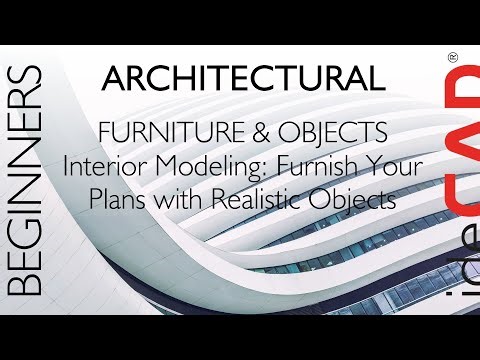 Interior Design in ideCAD | Library Objects, Placement & Customization