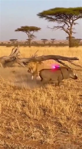 Funny Moments 😂💥🦁 Warthog vs Lions 2