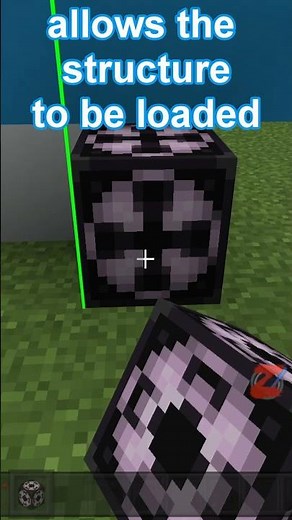 Structure Void Block - #shorts #minecraft #bedrock #java #exodussmp #structure