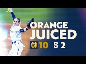 Irish Take Care of the Orange In 5 Innings | Highlights vs Syracuse | Notre Dame Softball