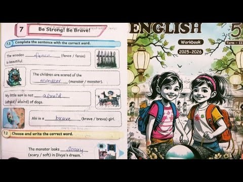 5th Standard English Workbook Answers | Be Strong Be Brave | 3rd Term Full Solutions