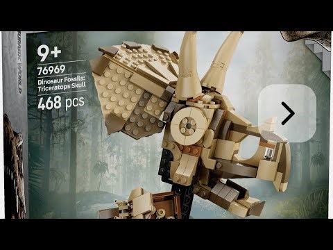 Jw triceratops head Lego set ￼￼