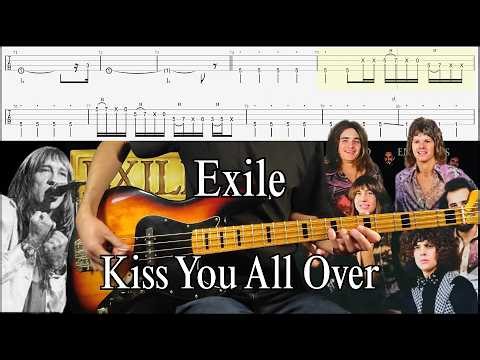 Kiss You All Over - Exile (Bass Cover with Tabs & Backing Track)