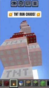Minecraft Command Block TNT Run Challenge 💥😱 | World Explodes Behind Me!