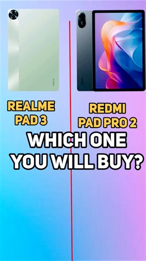 Realme Pad 3 VS Redmi Pad Pro 2🔥 Best Tablets for students in 2026