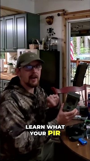 Unlock Trail Camera Secrets: PIR Sensor Power! #shorts