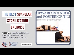 The BEST SCAPULAR STABILIZATION Exercise with DR. EVAN OSAR