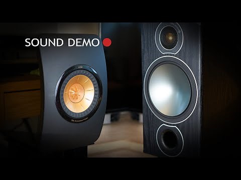 KEF LS50 vs Monitor Audio Bronze 2 SOUND DEMO