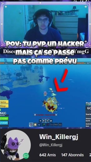 Hackers on Blox Fruits ✨ #roblox #robloxshorts #bloxfruits #france #switzerland #pvp #gaming