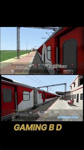 Indian train simulator gameplay || train & platform view || like & subscribe