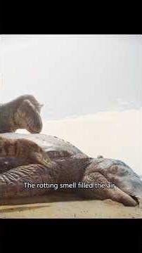 Tyrannosaurus rex teaches cubs to hunt #animaldocumentary #wildlife #animals