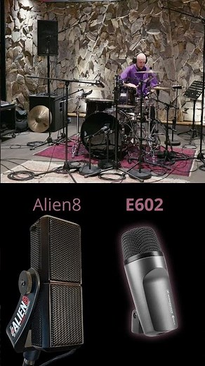 DrAlienSmith #Alien8 (top-capsule mode) is killer in the kick #studio #microphone @