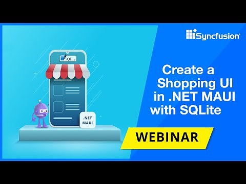 Create a Shopping UI in .NET MAUI with SQLite