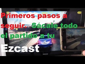 Ezcast configurar Miracast Dlna Tutorial Español