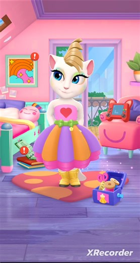 My Angela's 2 #23 new-style with angela !!! #shortvideo #talkingangela2newupdate2023