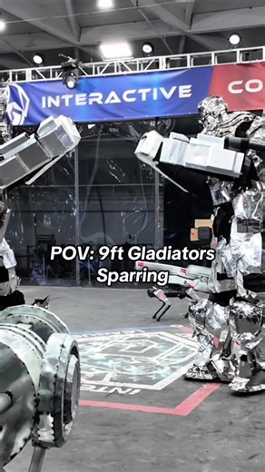 Impresionantes Gladiadores de Metal de 9 pies