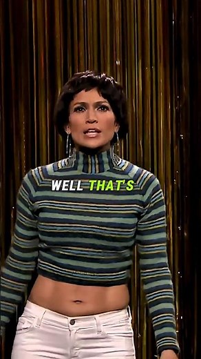 Jimmy Fallon vs Jennifer Lopez – Tight Pants Battle 😂🔥🇺🇸#comedy#fantasy#fanpage#podcastshorts