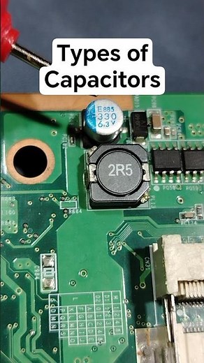 Capacitor Types You MUST Know🔥 #electroniccomponents #repair #smd_capacitor #shorts