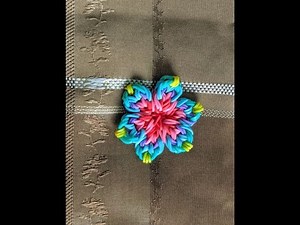 How to Make a Rainbow Loom Flower Charm (Hook Only)