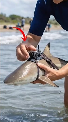 Shark POV: Real Micro Camera Mounted on a Shark | Deep Ocean Exploration