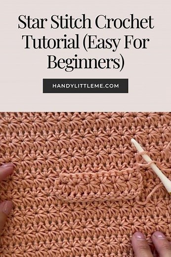 Star Stitch Crochet Tutorial Easy For Beginners