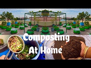 Composting At Home For Organic Gardening // How To Make Compost