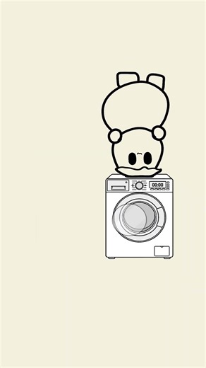 He Climed Inside The Washing Machine 😦 ( Animation Meme ) #shorts