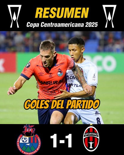 🔥 Goles del empate entre Municipal vs San Miguelito en Copa Centroamericana 2025. #chapinesenusa🇬🇹💙🇺🇸 #futbolchapin #chapinadecorazon🇬🇹 #copacentroamericana #municipal #vamosrojos | Fútbol Chapín
