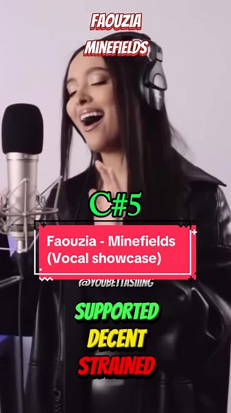 Faouzia Vocal Showcase: Minefields High Notes Analysis