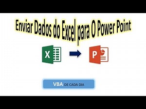 #Excel #PowerPoint #VBA Enviar Dados Do Excel Para O PowerPoint