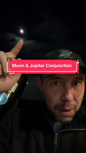 Near Full Snow Moon and Jupiter Conjunction: A Celestial Event