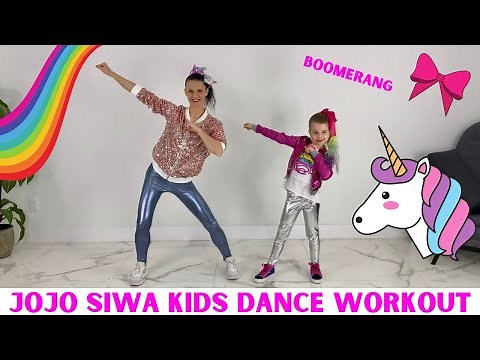 Kids Dance Workout - JoJo Siwa Boomerang, D.R.E.A.M, Hold The Drama (JoJo Siwa Songs)