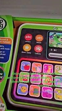 LeapFrog My First ABC Tablet #leapfrog #tablet #abc #my first #scout #violet #toys #learning #music