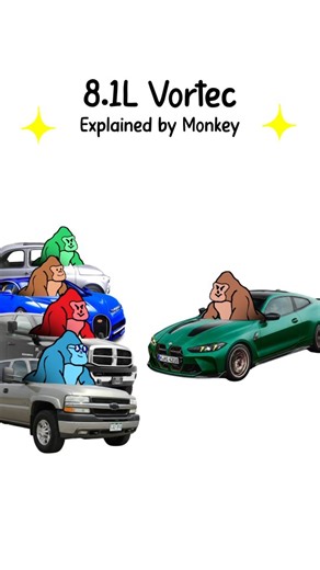 Monkey Mechanic🔧 on Instagram: "The 8.1L Vortec (engine code L18), also known as the 8100, was General Motors' final production big-block V8. Produced between 2001 and 2009, it was designed as a high-torque, gasoline alternative to diesel engines for heavy-duty towing and industrial use. . . . #cars #carsdaily #chevrolet #gasoline #trucks"