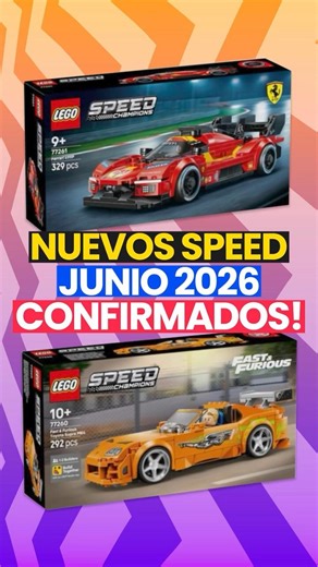 🔴 The Lego Toyota Supra MK4 of Paul Walker and the Lego Ferrari 499p have already been leaked. #lego