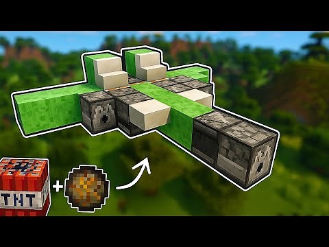 Minecraft Fliegender Kampfjet bauen – Einfaches Tutorial! ✈️