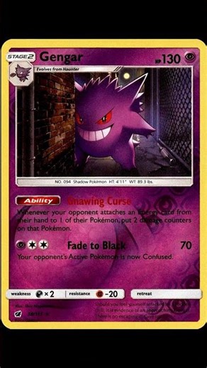 Gengar Reverse Holo Crimson Invasion — PSA 10 went 4x in 6 months