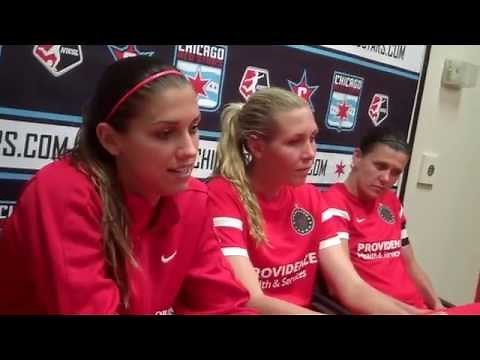 Alex Morgan talks recovery from ankle injury